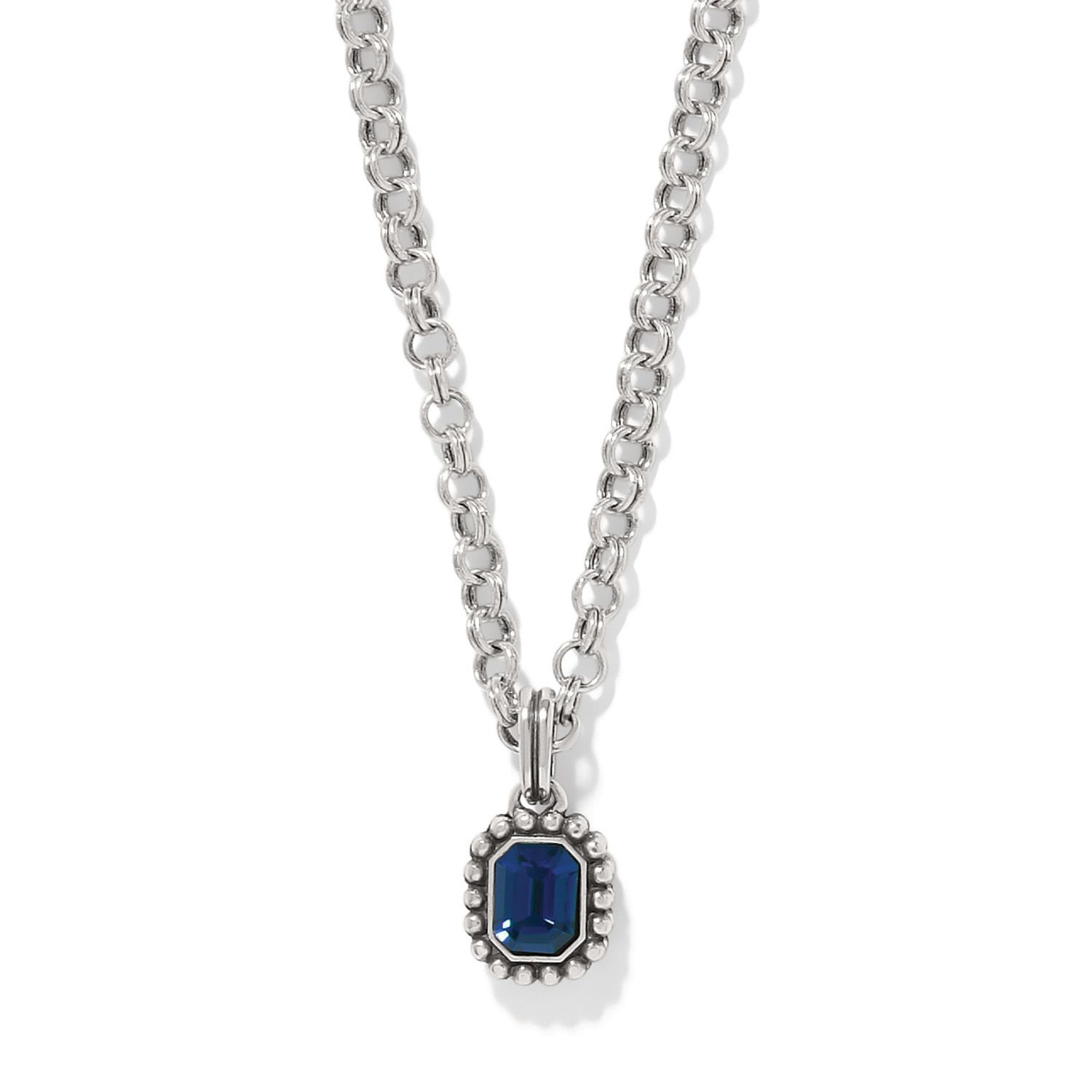 Brighton Twinkle Luxe Blue Necklace, Color: Silver/Blue