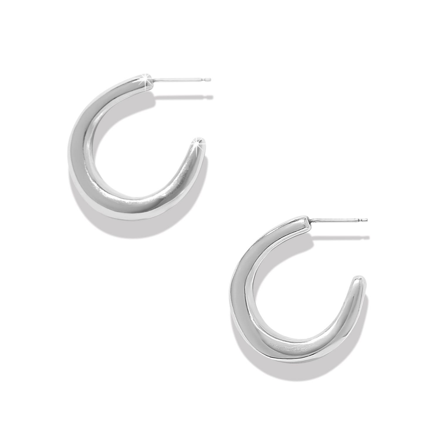 Brighton Cascade Rio Hoop Earrings, Color: Silver