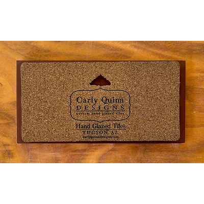 Carly Quinn 3x6 Decorative Tile-Retro Roadrunner Orange