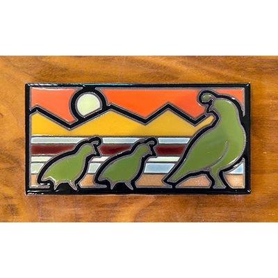 Carly Quinn 3x6 Decorative Tile-Retro Quail Orange