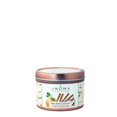 Aroma Naturals Peace Pearl Tin Candle-Small