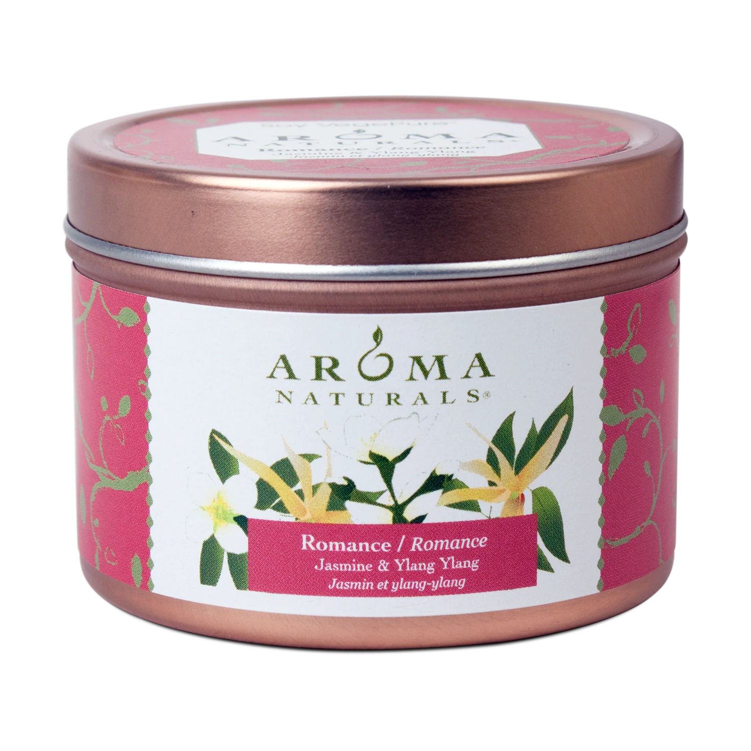 Aroma Naturals Romance Tin Candle-Small, Burn Time: 15 h, Size: 2.8 oz