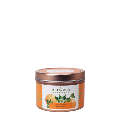 Aroma Naturals Clarity Tin Candle-Small