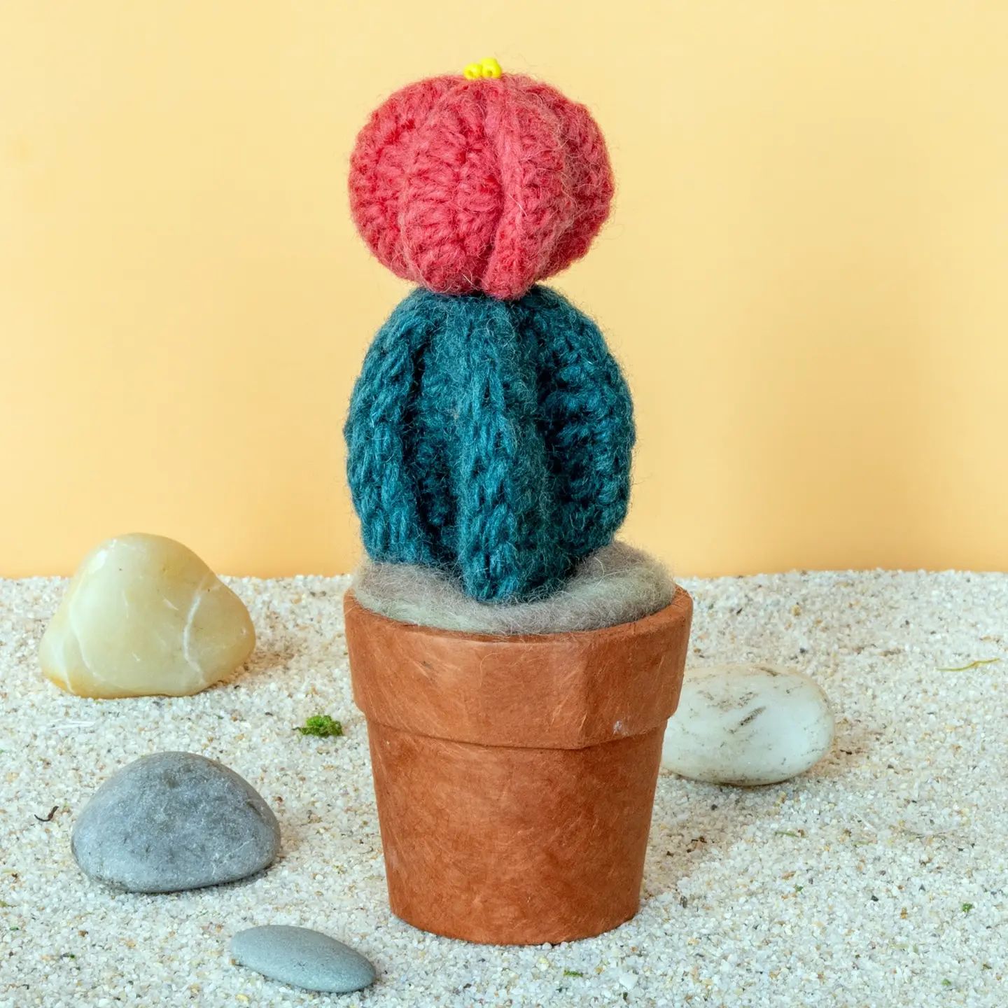 DZI Handmade Crochet Cactus Moon