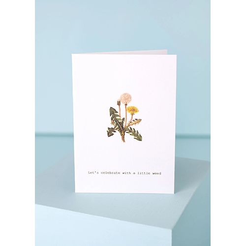 Card-Let's Celebrate With a Little Weed
