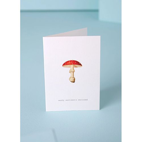 Card-Mushy Sentiments Enclosed