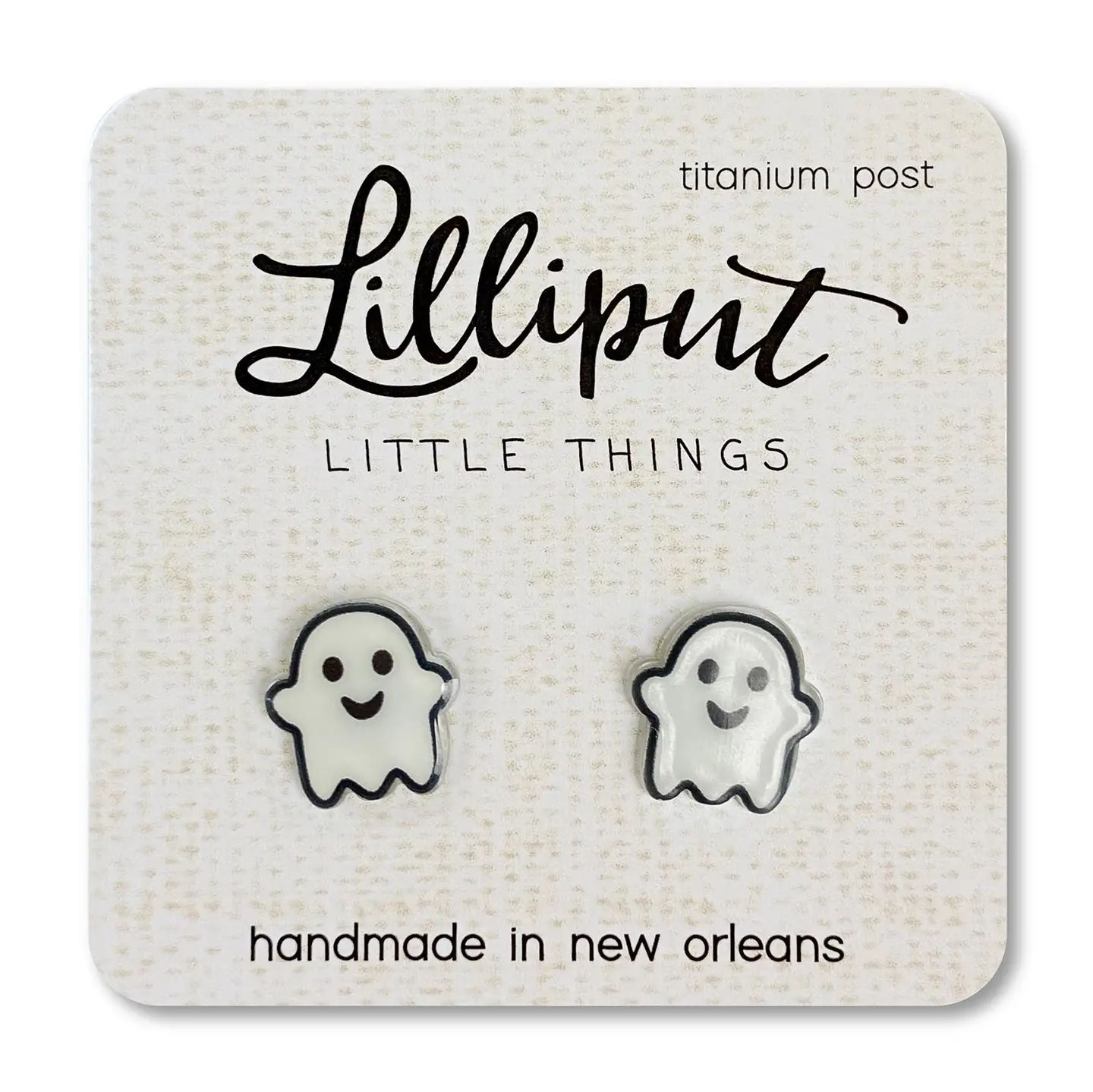 Lilliput Ghost/Halloween Earrings