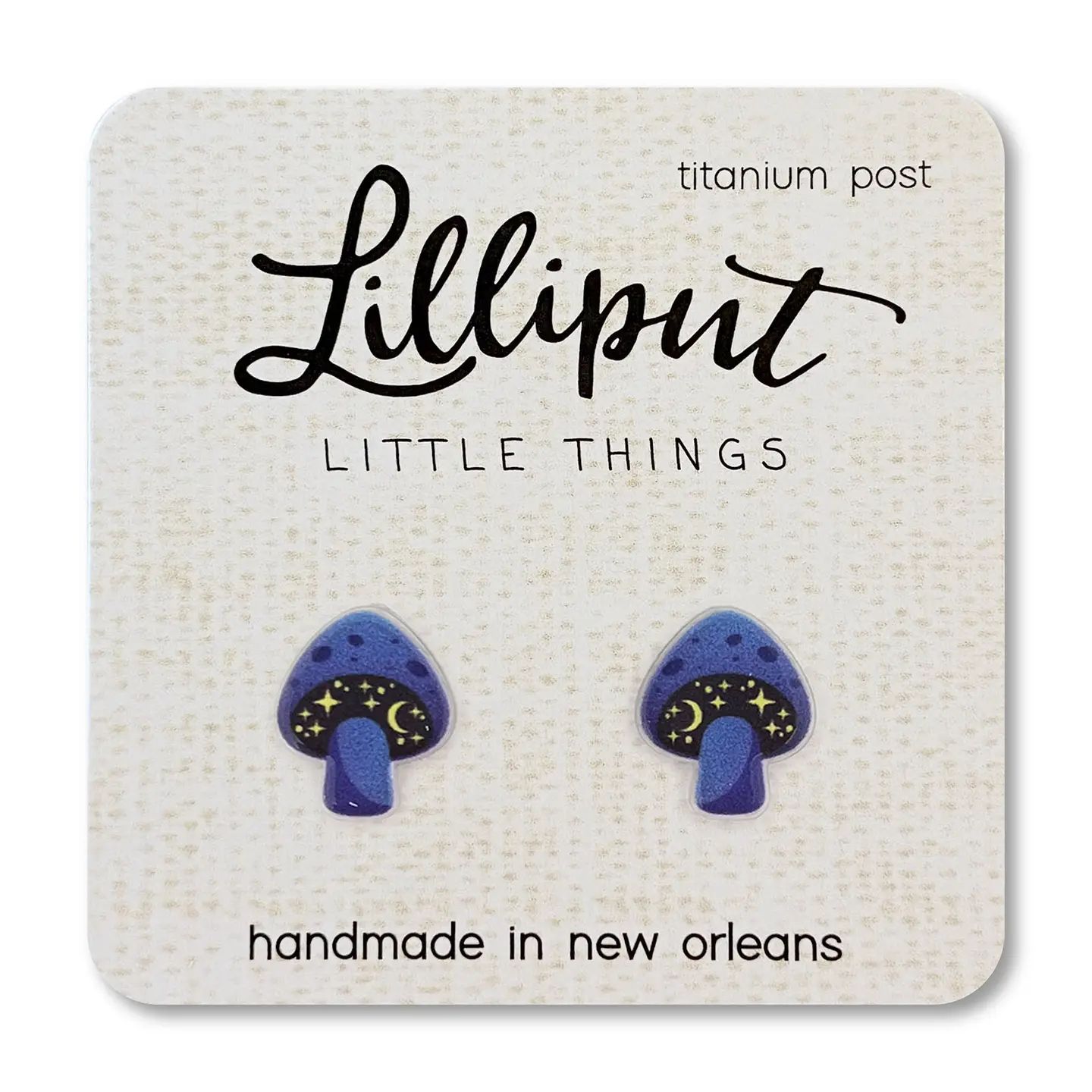 Lilliput Cosmic Mushroom Earrings