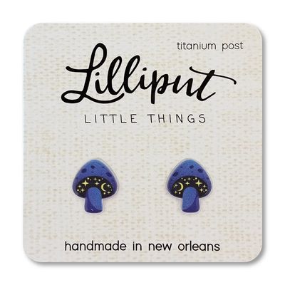 Lilliput Cosmic Mushroom Earrings