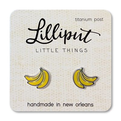 Lilliput Banana Earrings