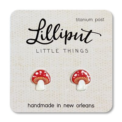 Lilliput Mushroom Earrings