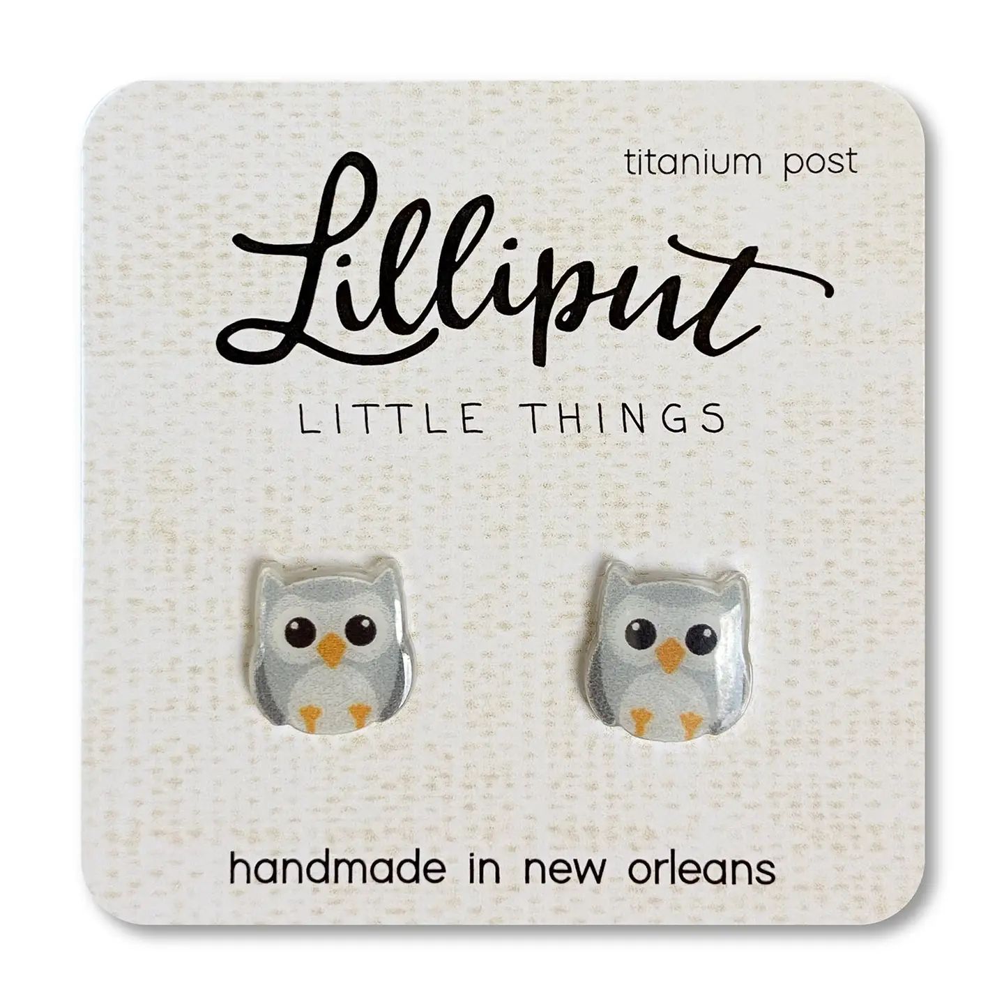 Lilliput Owl Earrings