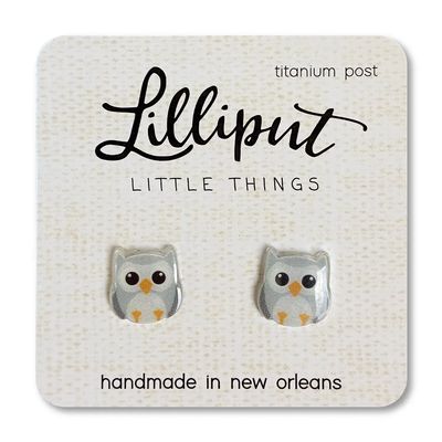 Lilliput Owl Earrings