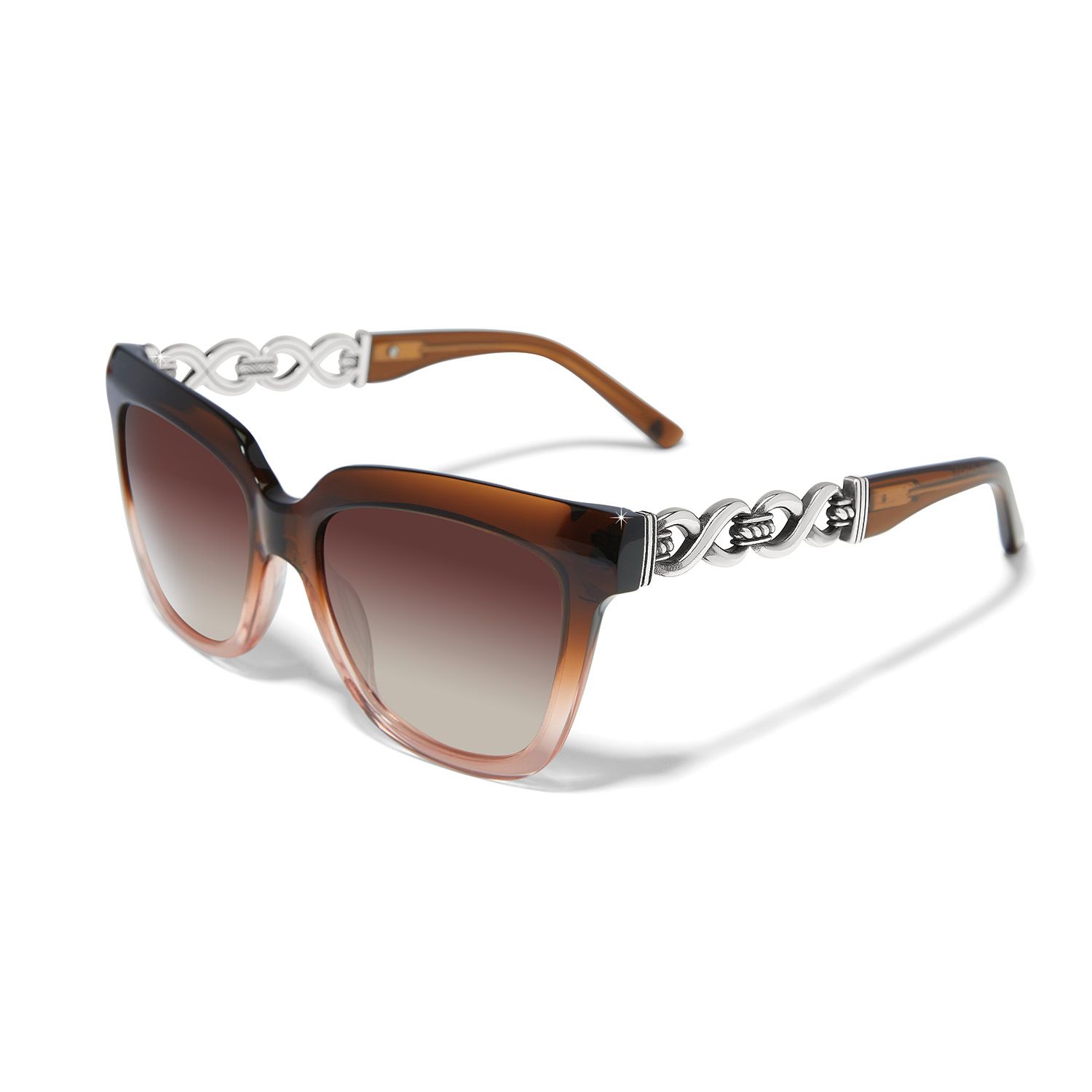 Brighton Interlok Infinity Sunglasses, Tortoise, Color: Tortoise