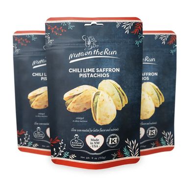 Chili Lime Saffron Pistachios