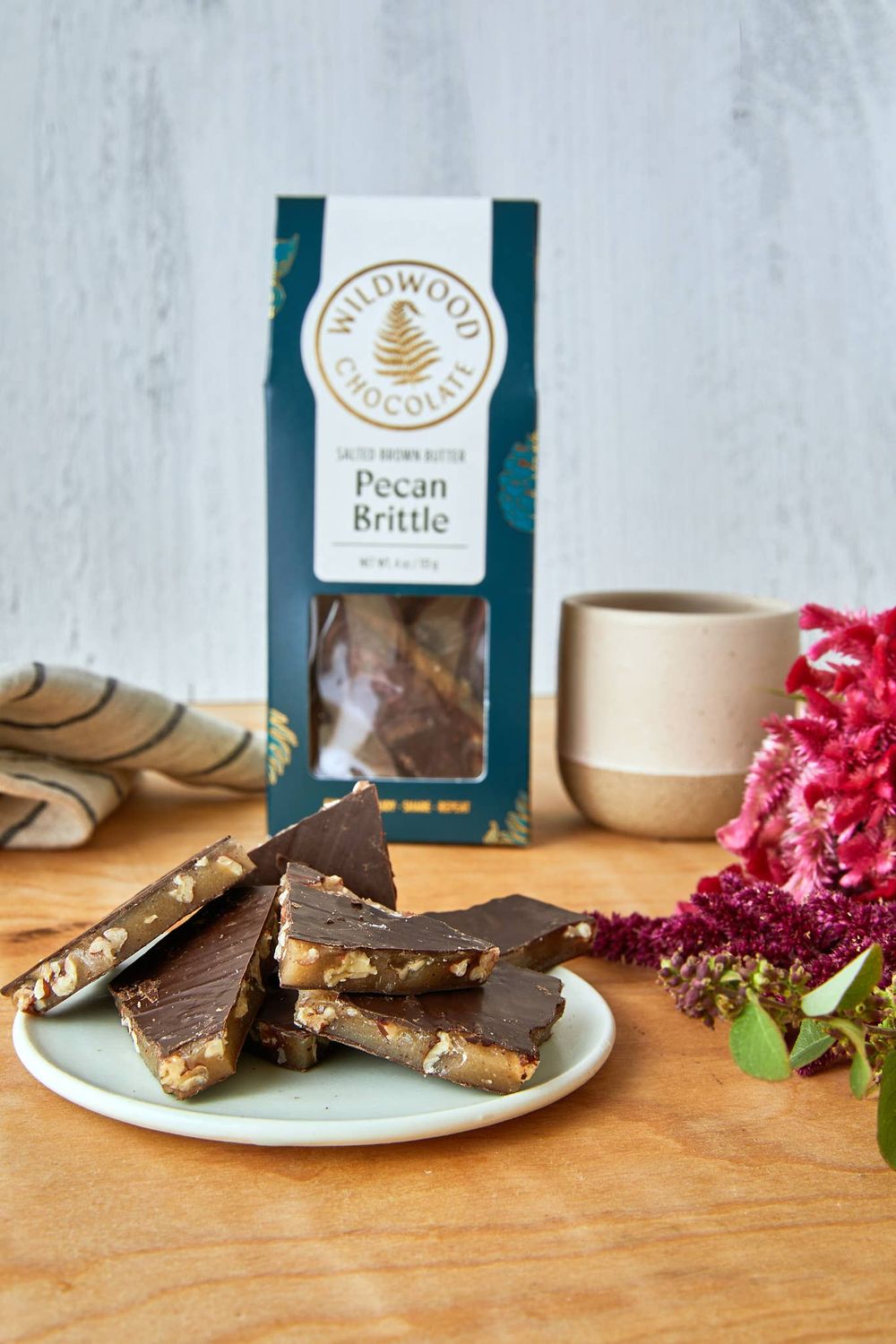 Salted Brown Butter Pecan Brittle Box