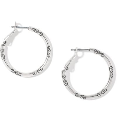 Brighton Small Hoop Charm Earring, Silver