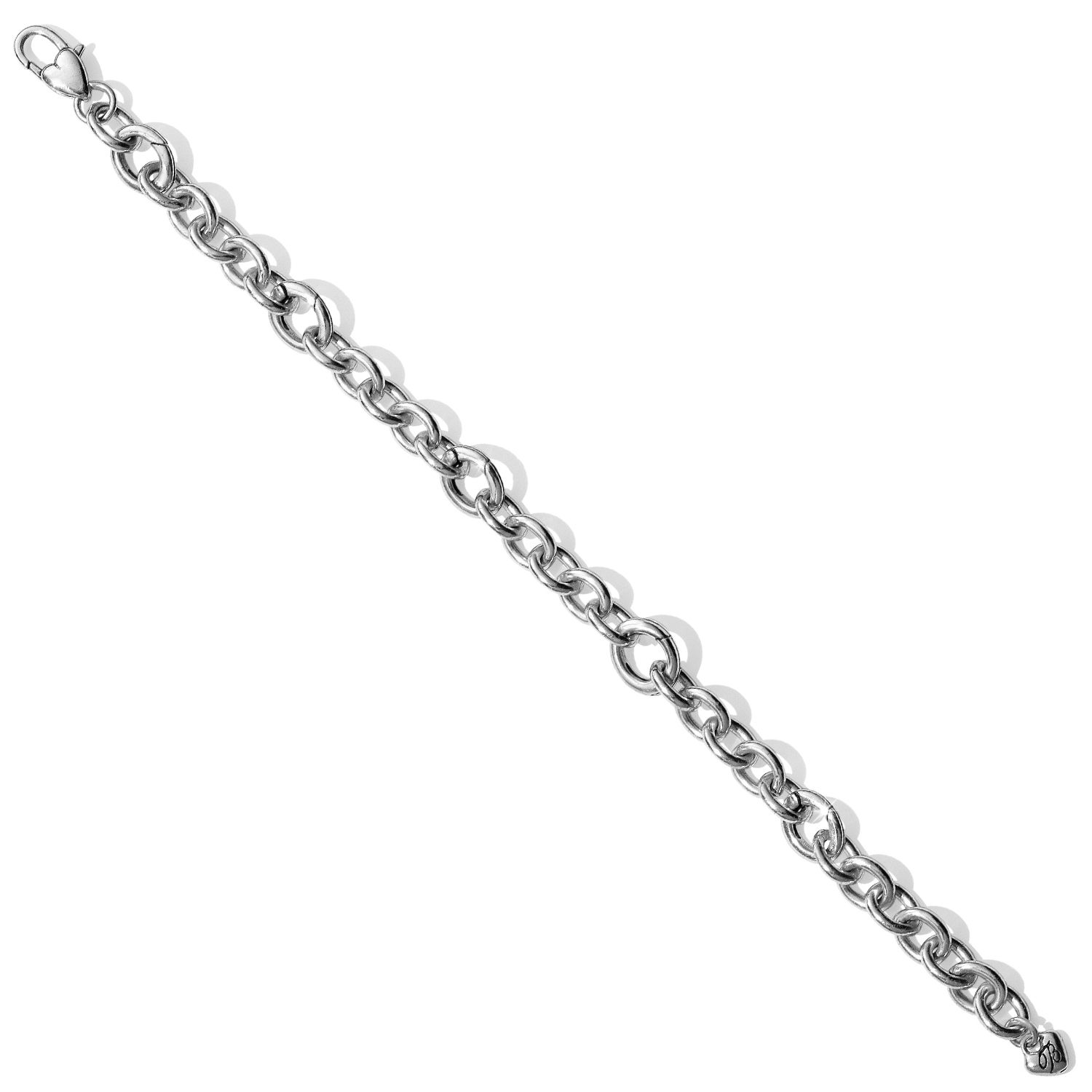 Brighton Luxe Link Charm Bracelet, Color: Silver
