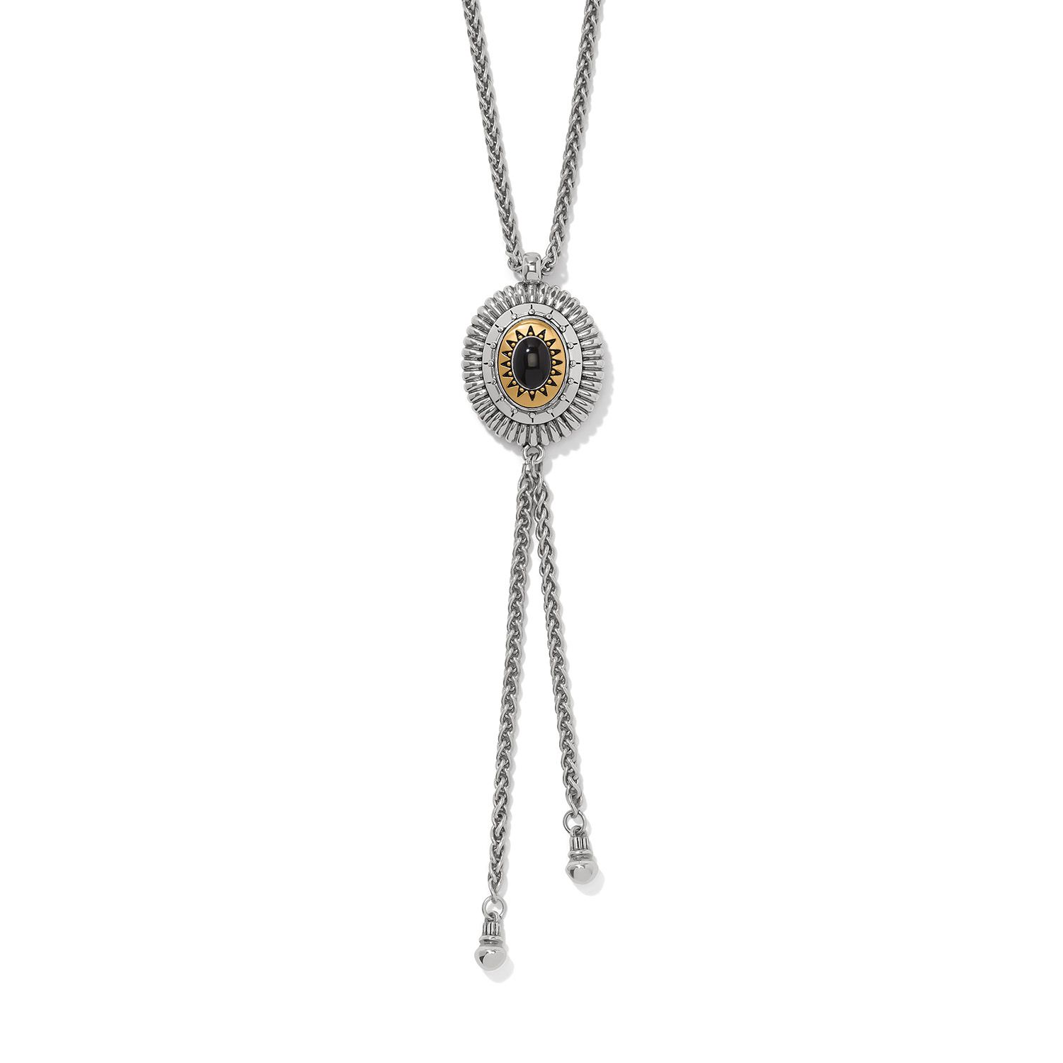 Brighton Mosaic Mojave Drop Necklace, Color: Silver/Gold