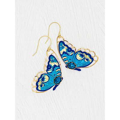 Holly Yashi Mariposa Butterfly Wing Earrings