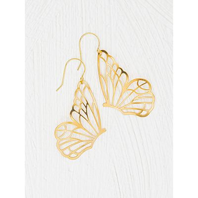 Holly Yashi Vanessa Butterfly Wing Earrings