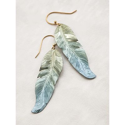 Holly Yashi Free Spirit Feather Earrings