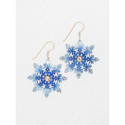 Holly Yashi Elsa Snowflake Earrings