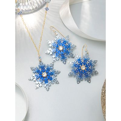 Holly Yashi Elsa Snowflake Necklace