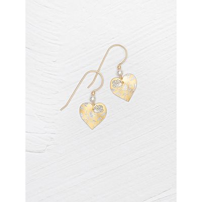 Holly Yashi Budding Heart Earrings