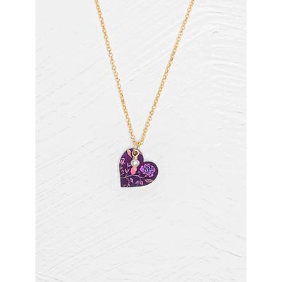Holly Yashi Budding Heart Pendant Necklace