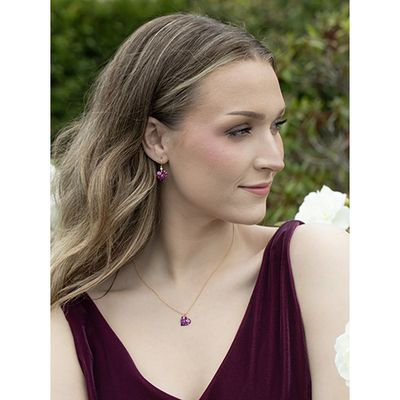 Holly Yashi Budding Heart Pendant Necklace