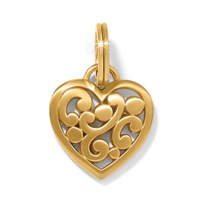 Brighton Contempo Heart Charm - Gold
