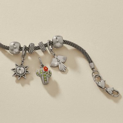 Brighton Desert Bloom Cactus Charm