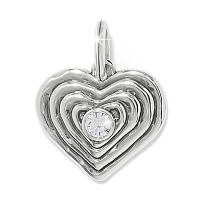 Brighton Token Kosmos Heart Amulet - Silver
