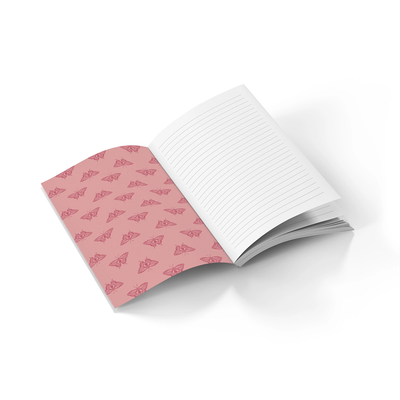 Denik Journal, Classic Layflat - Butterfly &amp; Lantana
