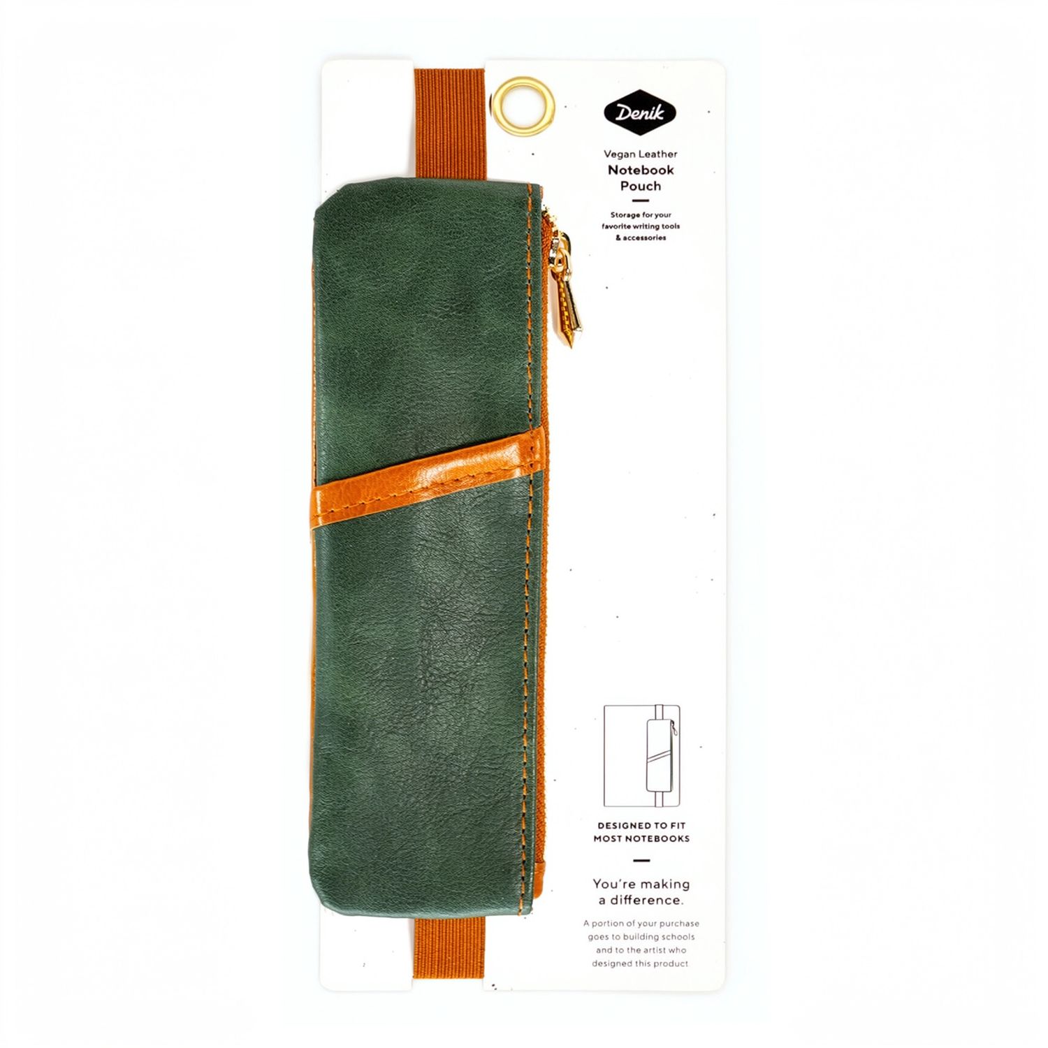 Denik Notebook Pouch - Garden Green