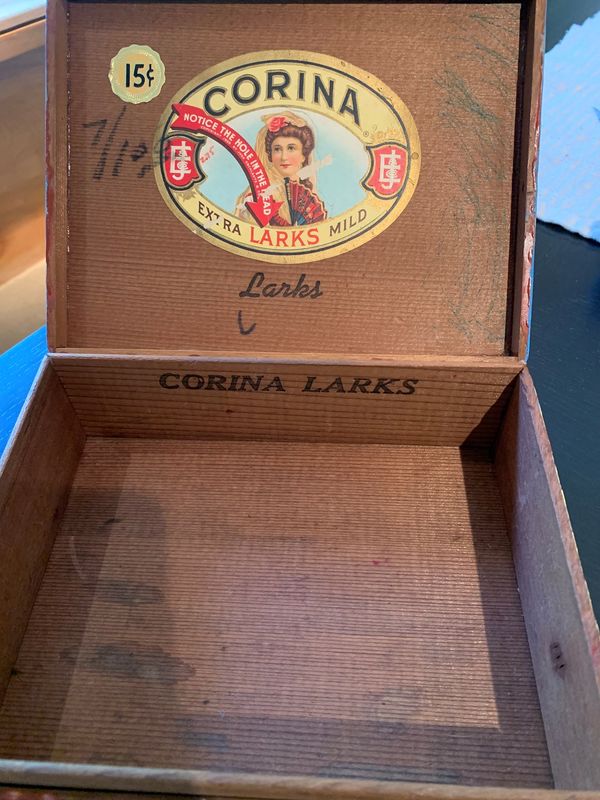 Small Deep Painted Box #1