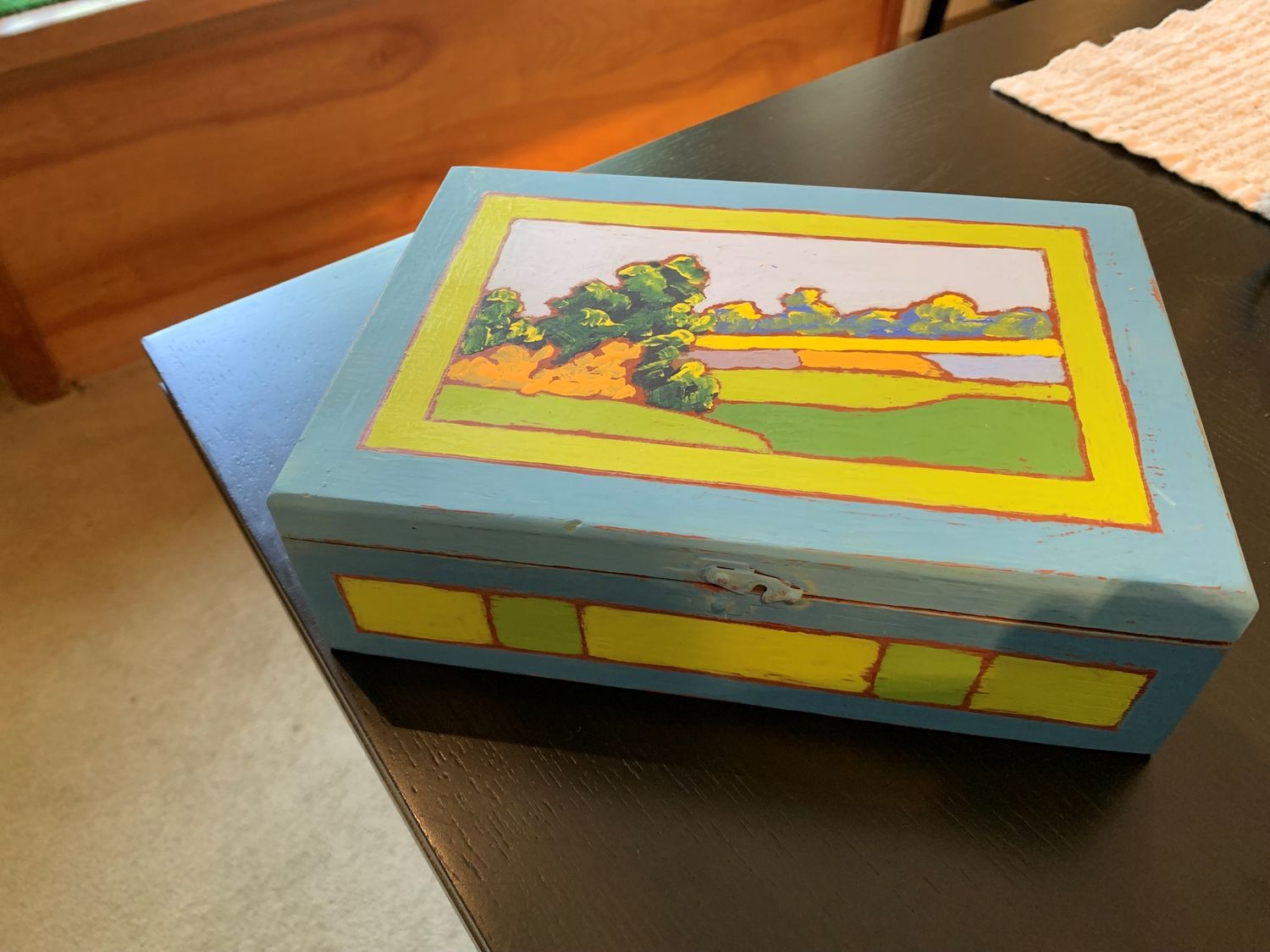 Small Deep Painted Box #2