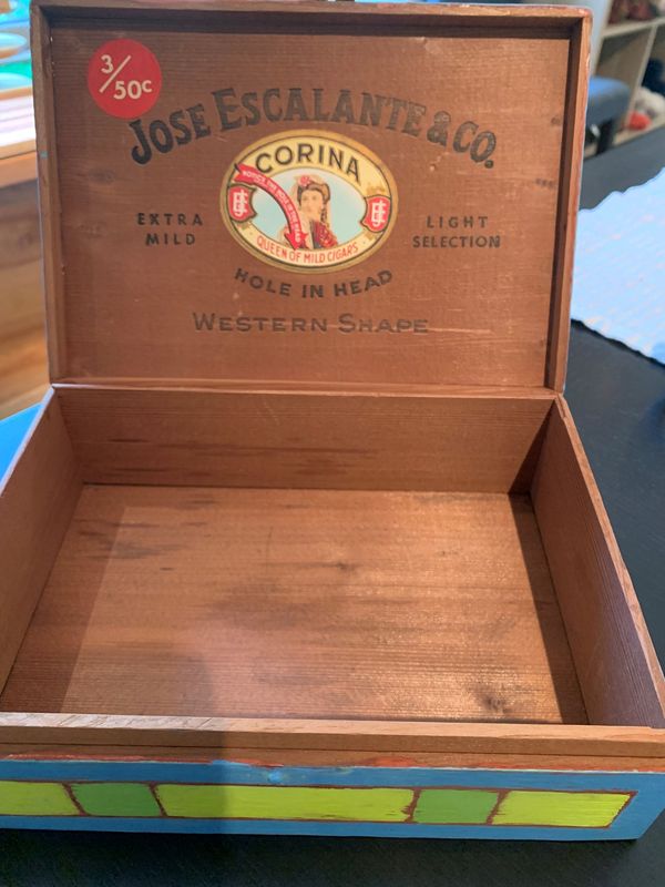 Small Deep Painted Box #2
