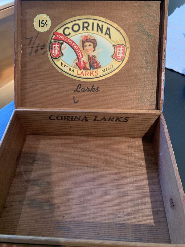 Small Deep Painted Box #4