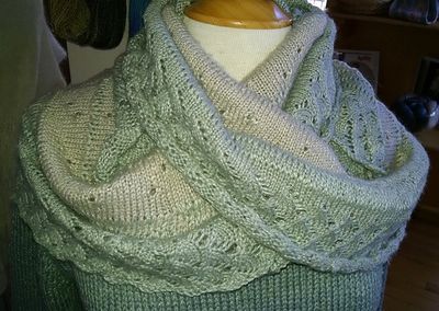 Frozen Stream Infinity Scarf Pattern