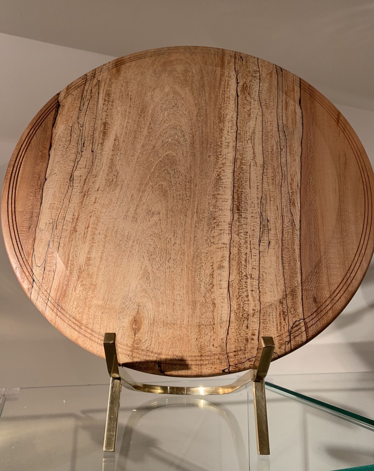 Spalted Maple Platter - Tv101824sm