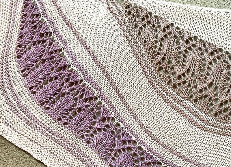 Waiting for Rain Shawl Kit  - Oleaster/Myrtle