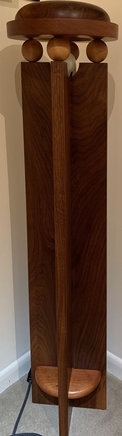 Floor Lamp – Cherry &amp; Black Walnut