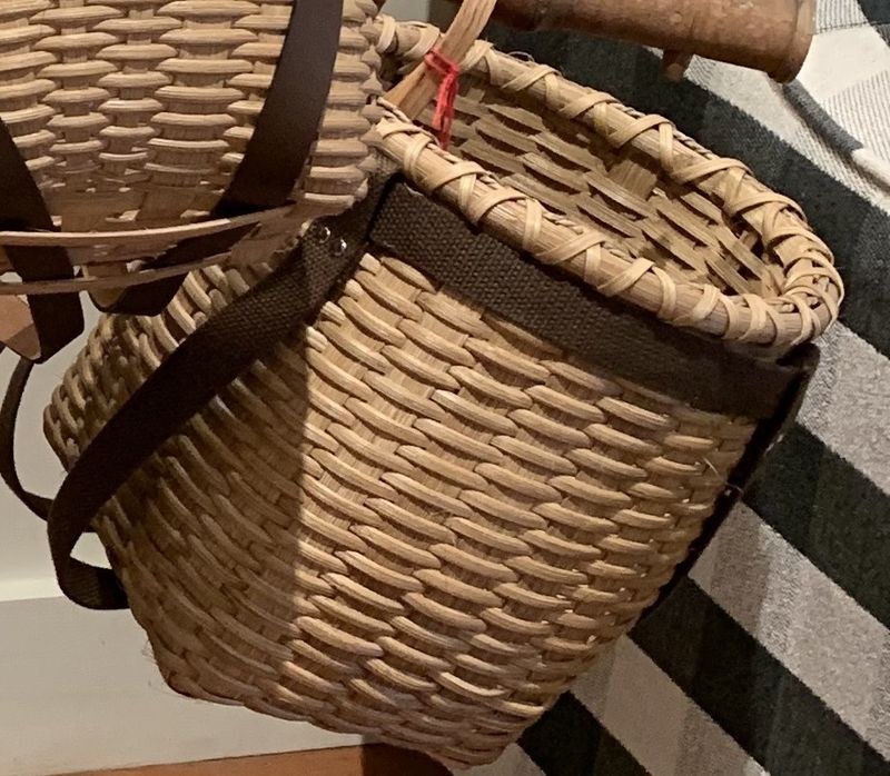 Basket - Adirondack - junior pack w/ brown strapping