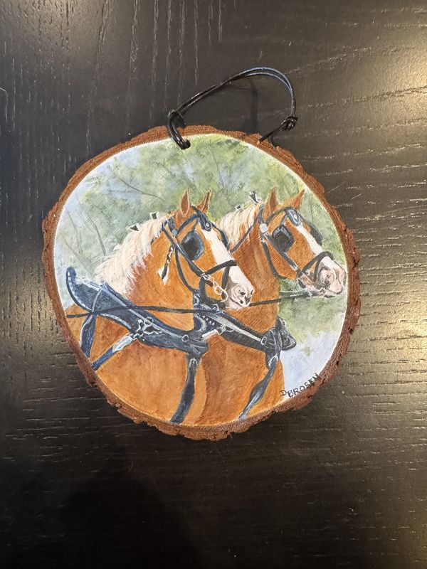 Hand Painted Wooden Ornaments