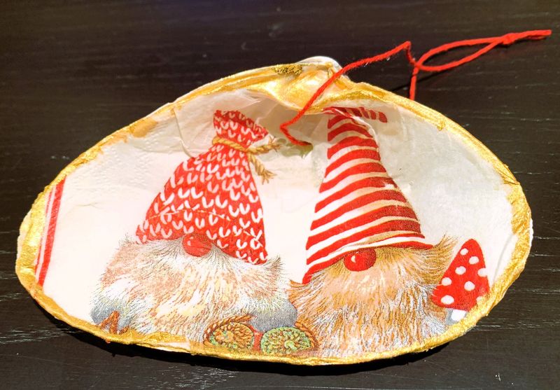 Decoupage Gnome Xmas - Quahog