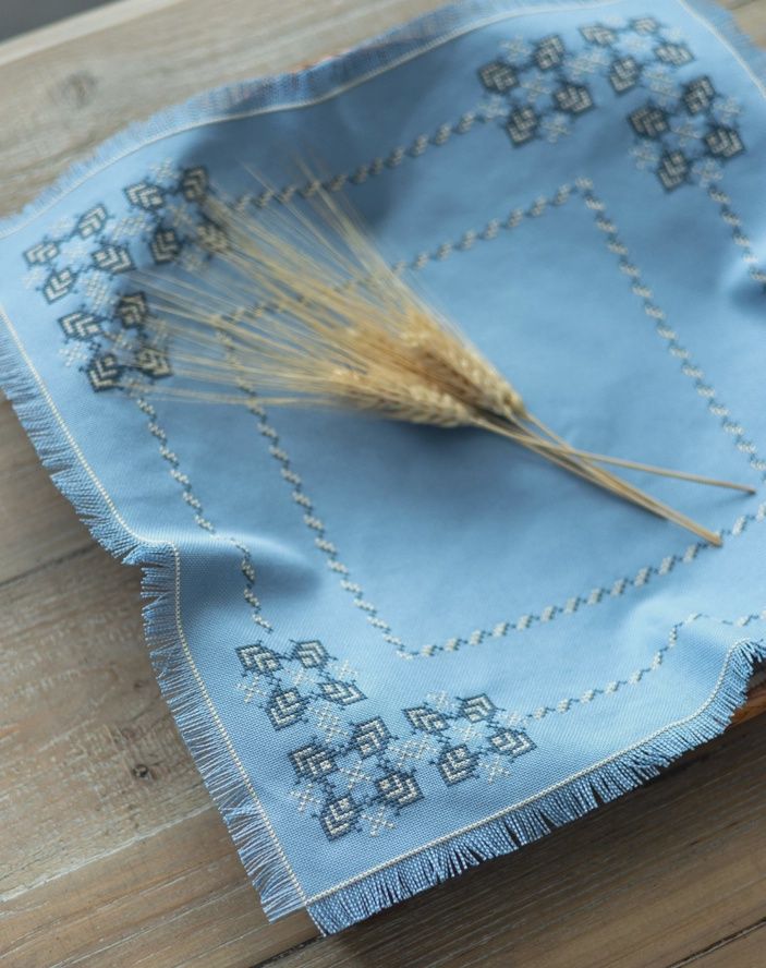 Cross Stitch Basket Cloth Kit