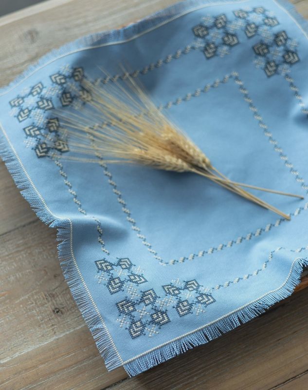 Cross Stitch Basket Cloth Kit