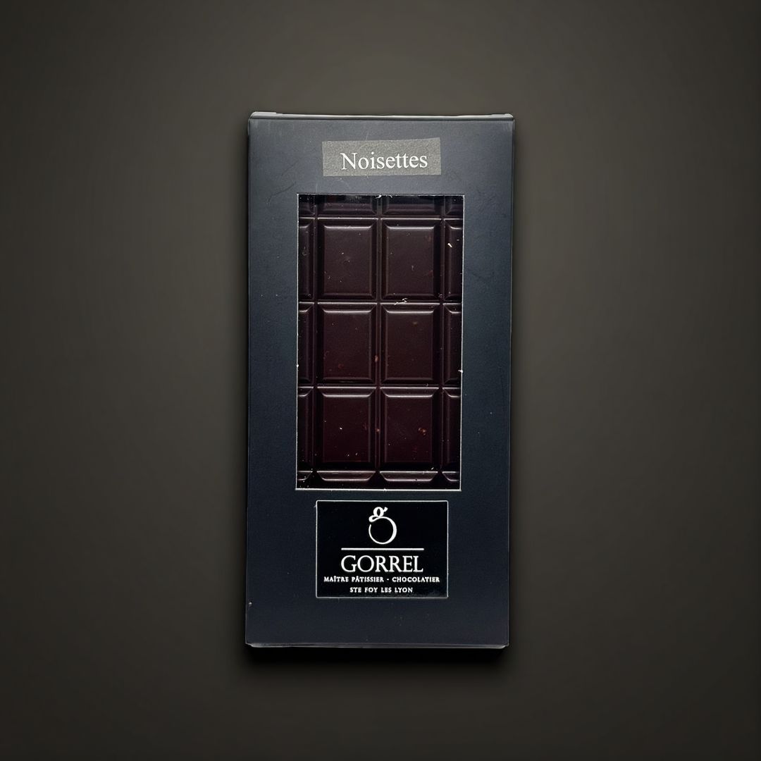 Tablette chocolat noir & éclats de noisettes